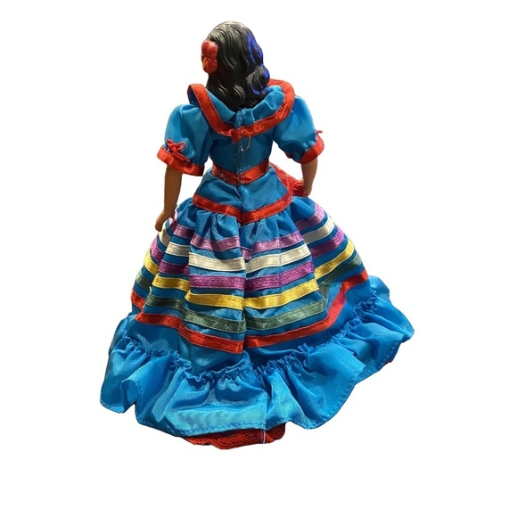 Vintage 1990 AVON Lupita from Mexico International Porcelain Doll Collection 8" - Picture 3 of 11